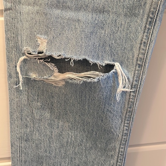 Agolde Riley High Rise Straight Crop Jeans - Picture 5 of 7